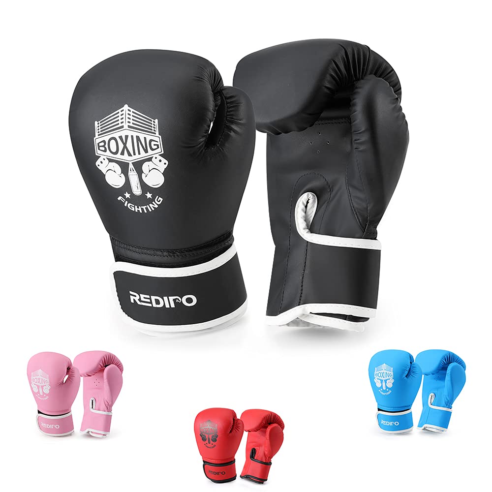 Kids Boxing Gloves, Sponge Foam Training Sparring Gloves Thai Kick Boxing for Kid and Youth, Suitable for Boys and Girls Age 3 to 9 Years