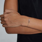 SINYARS Sterling Silver Bracelets for Women Friendship Bracelets for Bestie, Best Friend Jewelry for Birthday, Wedding
