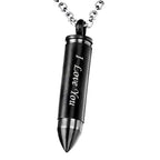 Celtic Cross Bullet Urn Necklaces for Ashes Cremation Jewelry Keepsake Memorial Pendant