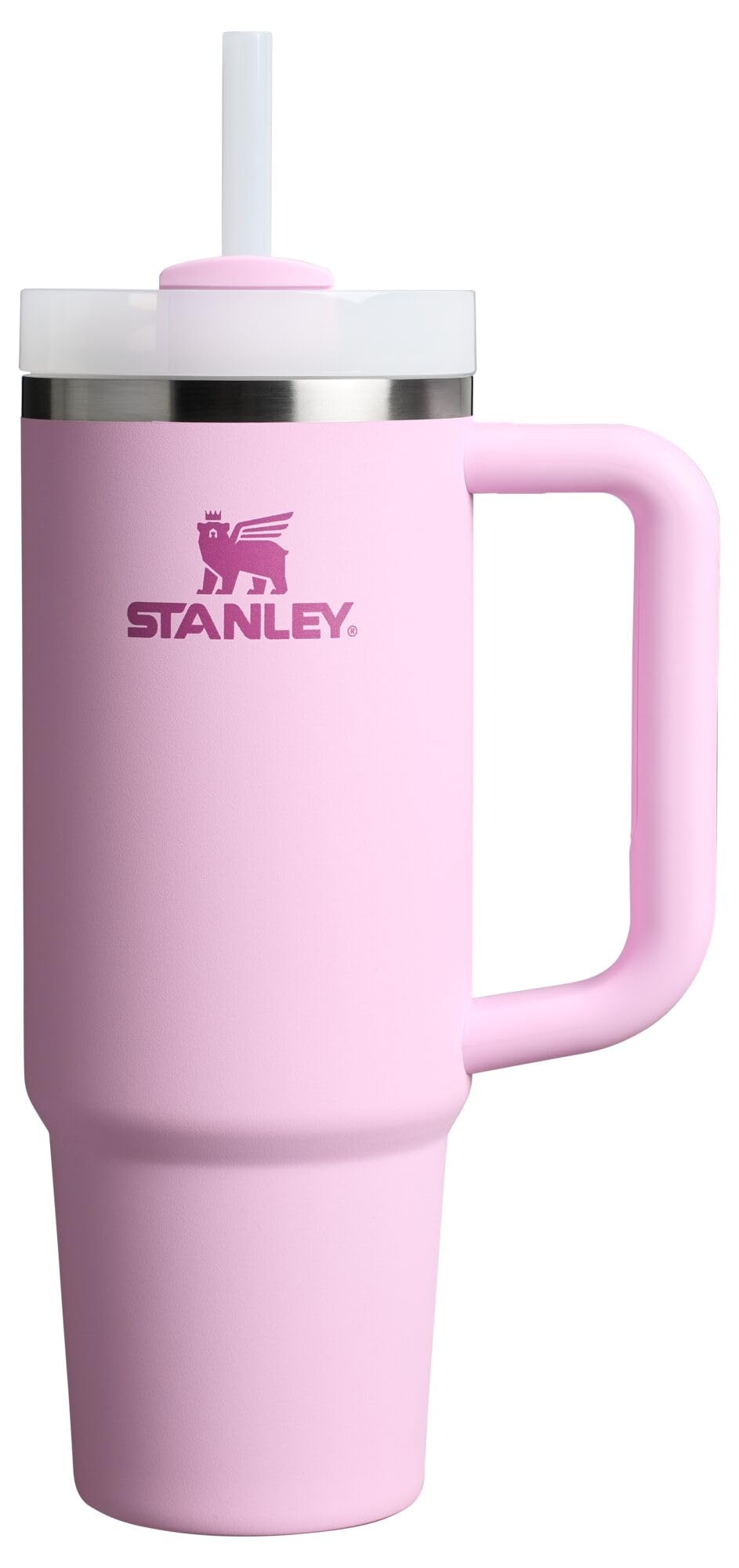 STANLEY Quencher H2.0 Tumbler with Handle and Straw 14 oz | Flowstate 3-Position Lid | Cup Holder Compatible for Travel | Insulated Stainless Steel Cup | BPA-Free | Azure