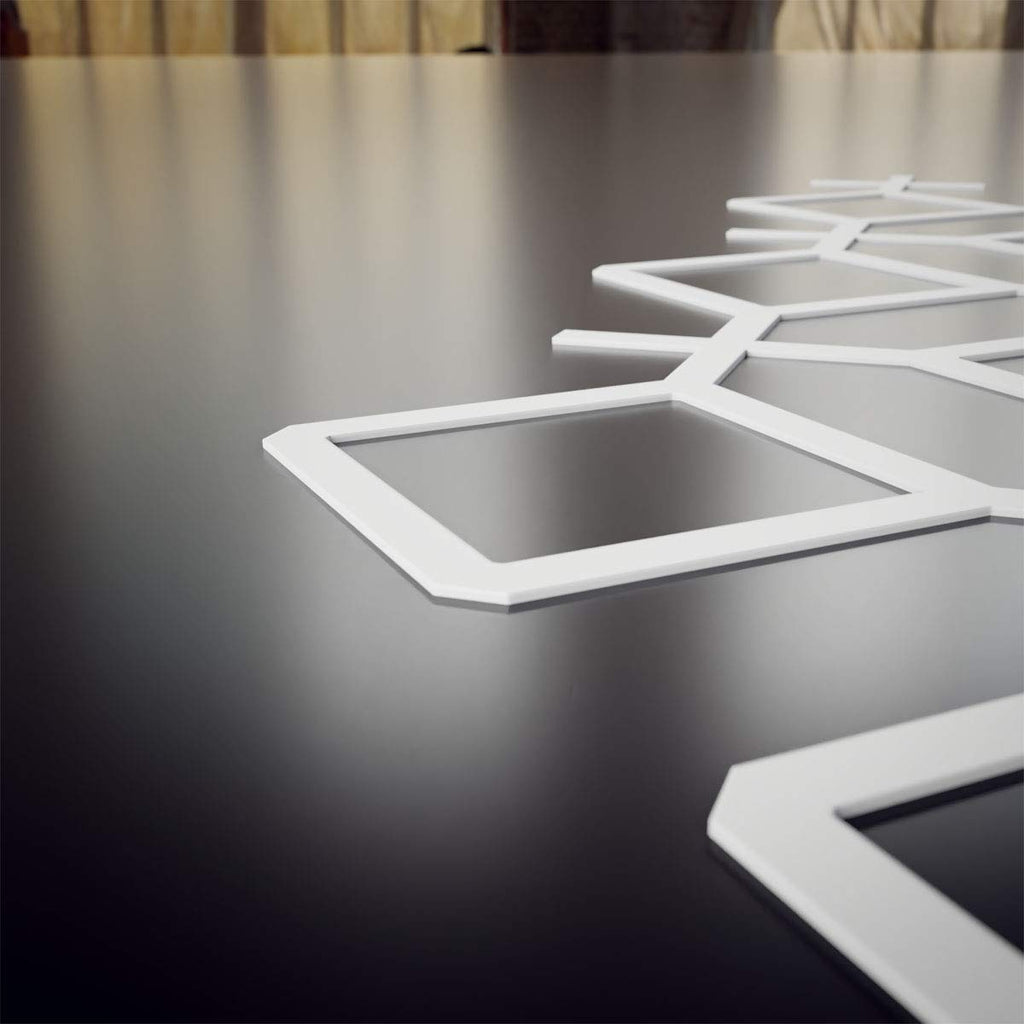 Ekena Millwork 39 "W x 23 3/8"H x 3/8"T Large Cameron Decorative Fretwork Wall Panels in Architectural Grade PVC