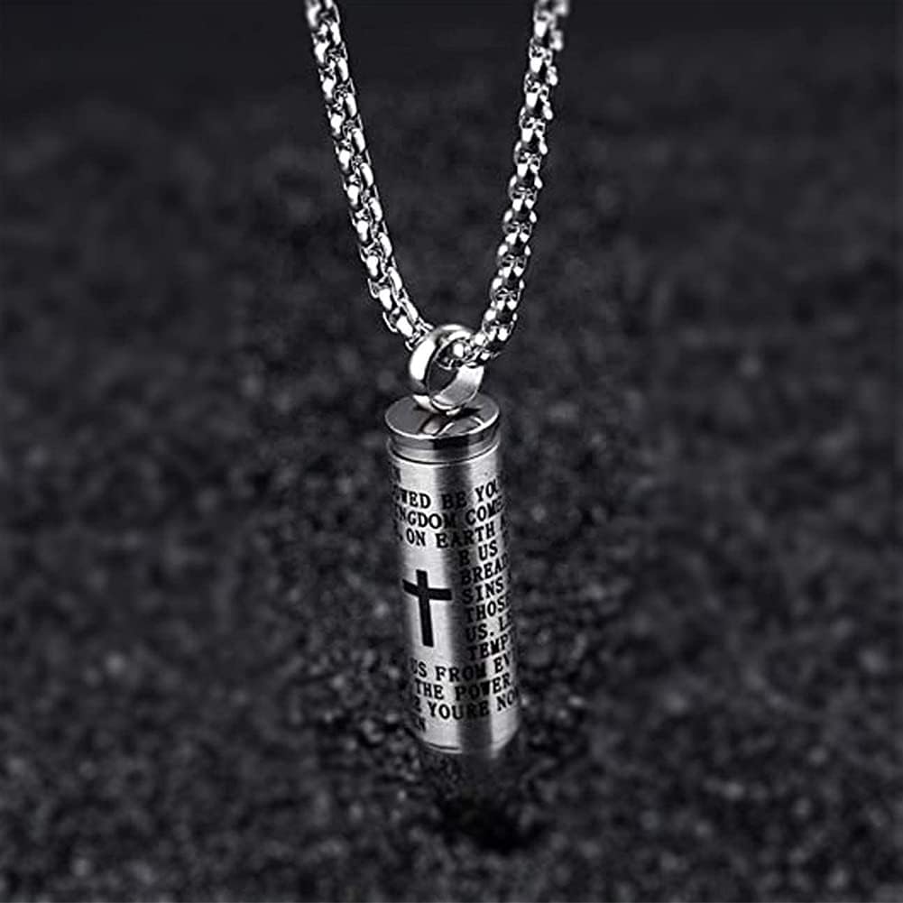 2PCS Urn Necklaces for Ashes, Cremation Necklack for Ashes, Urn Necklaces for Ashes for Women Men, Cremation Jewelry Locket Stainless Steel Keepsake Waterproof Memorial Pend…