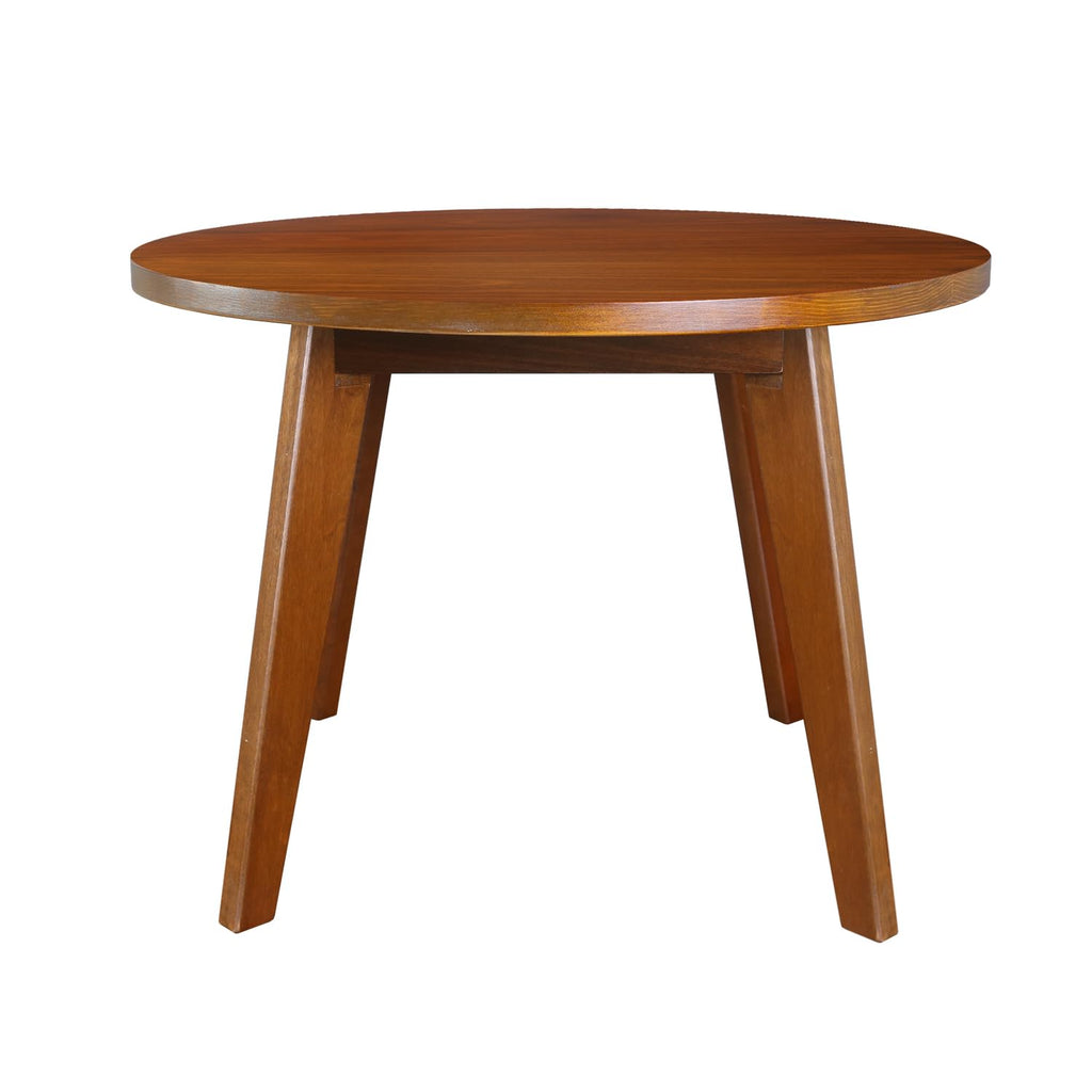 American Trails Genuine 100% Hardwood Round Coffee Table - Hand-Wiped Walnut