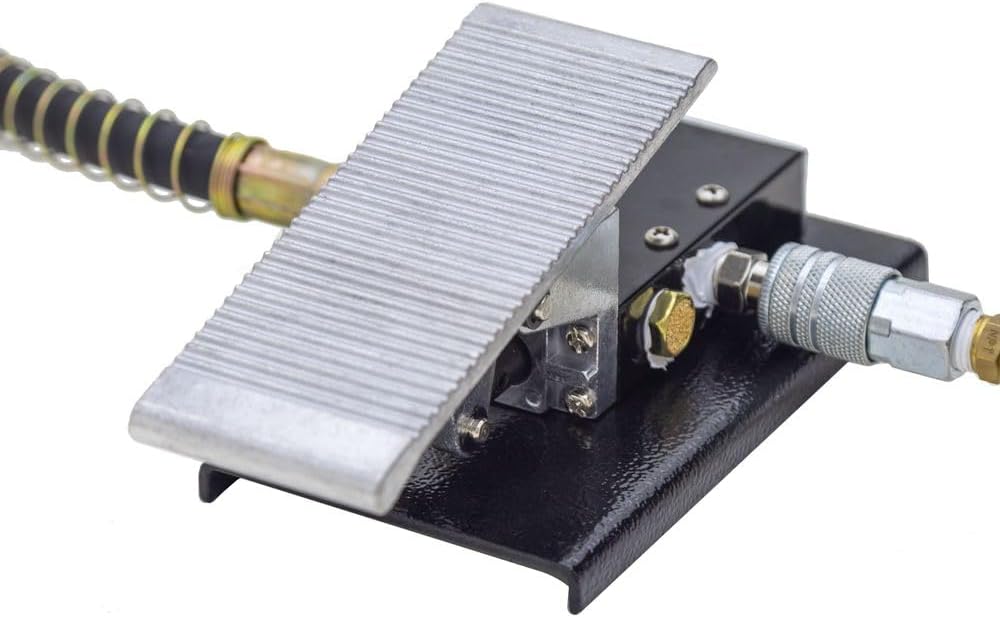 Black Widow BW-PROLIFT-HD Pneumatic ProLift Motorcycle Scissor Lift Table - 1,500 lb. Maximum Capacity and 31.25" Maximum Lift Height - Platform Measures 105" L x 24" W x 31.25" H