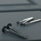 Ekena Millwork LS3C12X03200BL Lifetime Vinyl, TailorMade Three Spaced, Board-n-Batten, w Loks Shutters (Per Pair), 32-in. H, Black