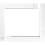 Ekena Millwork 30"W x 20"H x 3/8"P Prescott Decorative Wall Panel (Two-Piece)