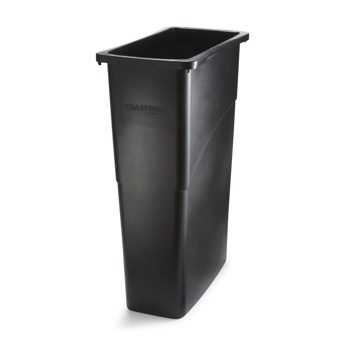 STAPLES COASTWIDE 2625781 Indoor Trash Can Without Lid Black Plastic 23 Gal. (BPR50718)