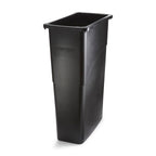 STAPLES COASTWIDE 2625781 Indoor Trash Can Without Lid Black Plastic 23 Gal. (BPR50718)