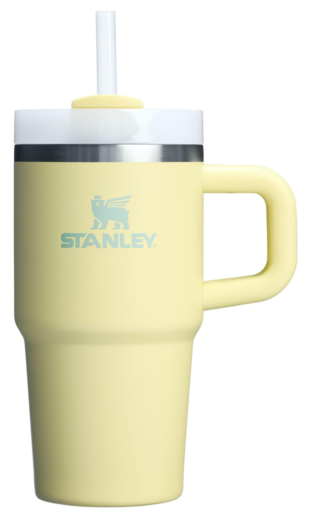 STANLEY Quencher H2.0 Tumbler with Handle and Straw 14 oz | Flowstate 3-Position Lid | Cup Holder Compatible for Travel | Insulated Stainless Steel Cup | BPA-Free | Azure