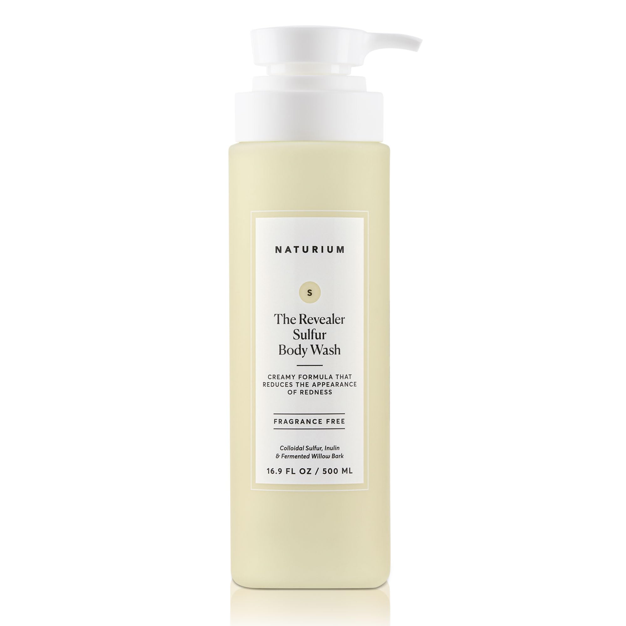 Naturium The Booster Hyaluronic Acid Body Wash, Hydrating & Moisturizing plus Minimizes Dryness, with Glycerin & Vitamin B5, 16.9 oz