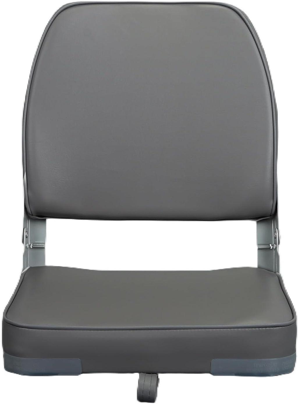 Low Back Boat Seat Fold-Down Fishing Boat Seat, 1 Pack, Dark Gray