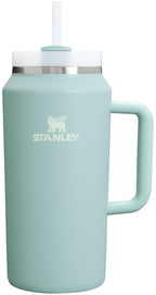 STANLEY Quencher H2.0 Tumbler with Handle and Straw 14 oz | Flowstate 3-Position Lid | Cup Holder Compatible for Travel | Insulated Stainless Steel Cup | BPA-Free | Azure