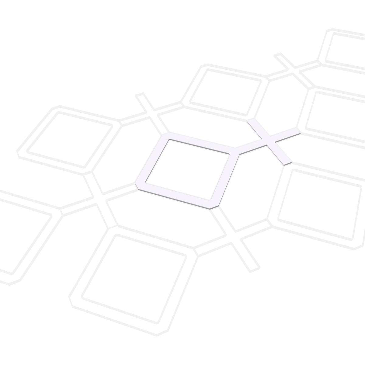 Ekena Millwork 39 "W x 23 3/8"H x 3/8"T Large Cameron Decorative Fretwork Wall Panels in Architectural Grade PVC