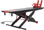 Black Widow BW-PROLIFT-HD Pneumatic ProLift Motorcycle Scissor Lift Table - 1,500 lb. Maximum Capacity and 31.25" Maximum Lift Height - Platform Measures 105" L x 24" W x 31.25" H