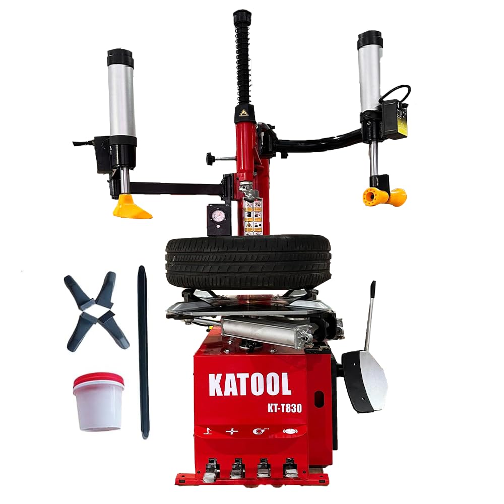 KATOOL 2.0HP Tire Changer Machine with Bead Blaster Rim Clamp 14"-24" KT-T830W Tire Changer Wheel Changers Machine (KT-T830W)
