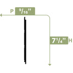 Ekena Millwork WPKPBBPK Reversible Beadboard/Nickel Gap Wainscoting (4/PK), 7 1/4"H x 96"L, Factory Primed White
