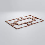 Ekena Millwork WALW24X24X0375HASMF Hastings 3/8"T Decorative Fretwork Wall Panels, 15 1/2" W X 23 H, MDF