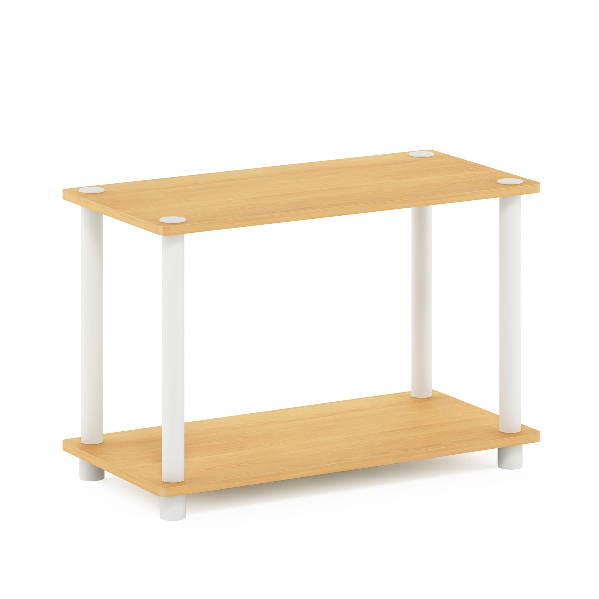 Furinno Camus Modern Living Room Coffee Table with 2 End Tables Set, French Oak Grey