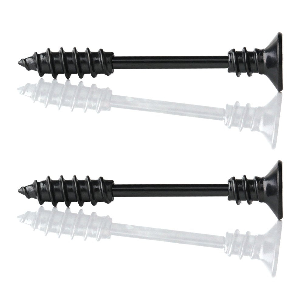 Ruifan 316L Stainless Steel Screw Bar Nipple Barbell Ring Body Piercing 14G