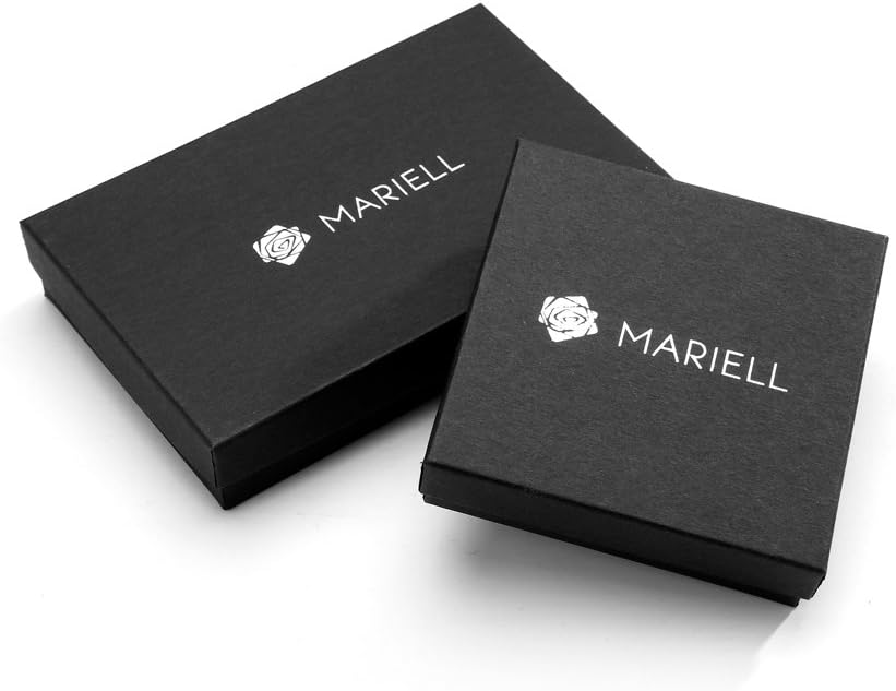 Mariell Rose Gold & Pearl Round CZ Bridal Bracelet & Earrings Set - Wedding Jewelry Sets for Bridesmaids