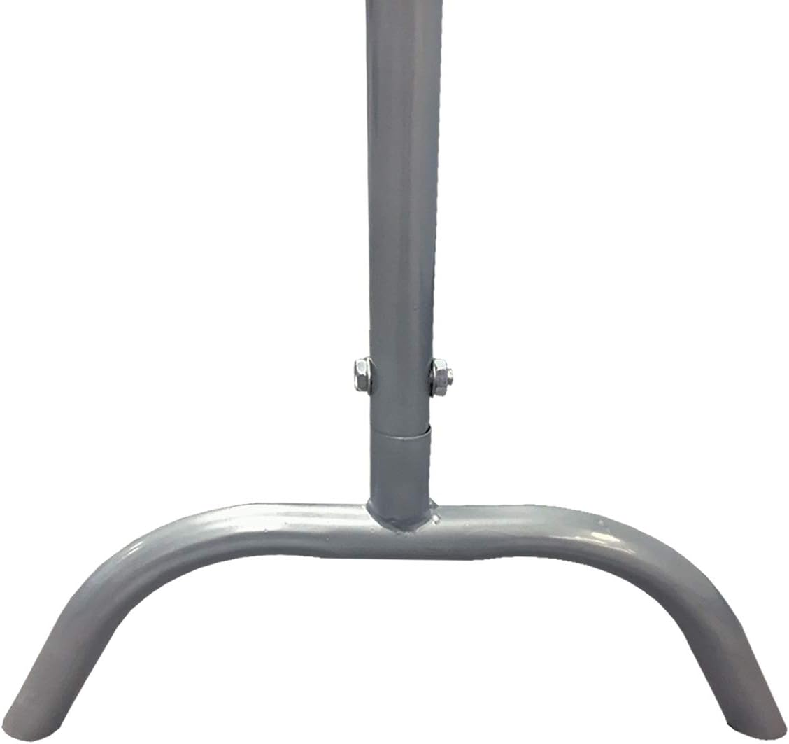 Electriduct 5 Feet Heavy Duty Galvanized Steel Barrier Interlocking Crowd Control Barricade with Bridge Feet (Pack of 2)