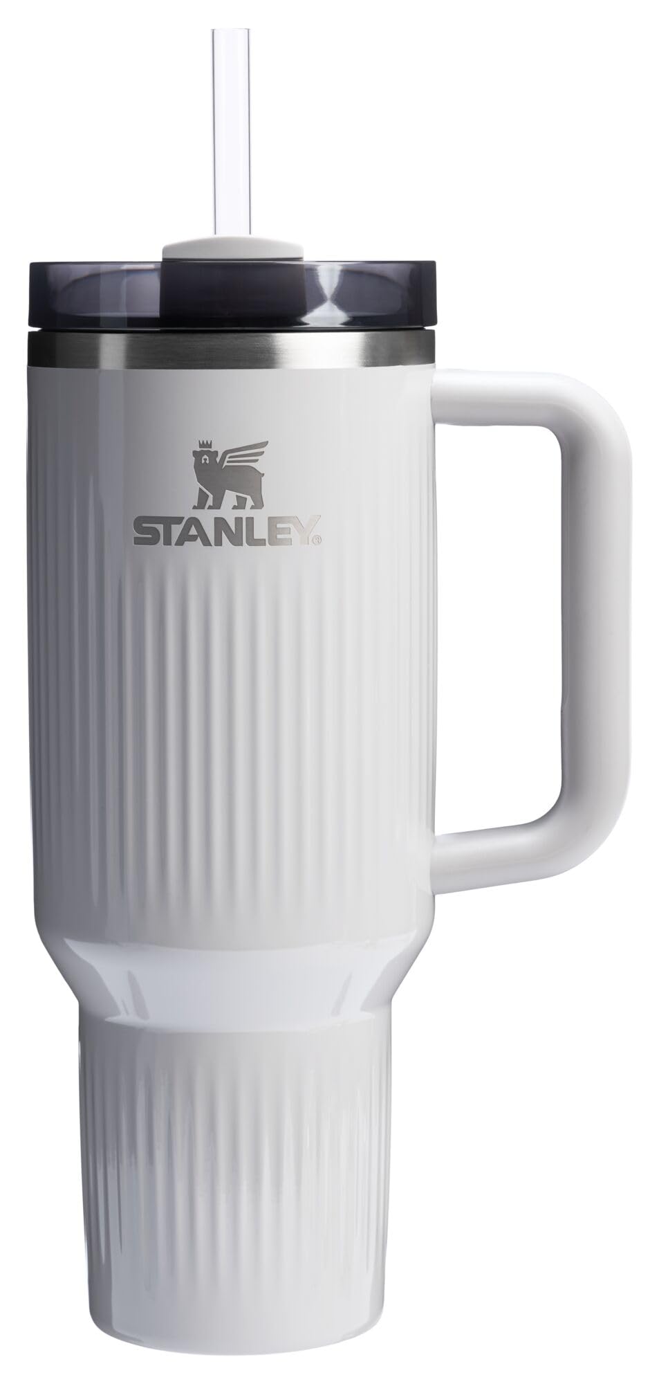 STANLEY Quencher H2.0 Tumbler with Handle and Straw 14 oz | Flowstate 3-Position Lid | Cup Holder Compatible for Travel | Insulated Stainless Steel Cup | BPA-Free | Azure