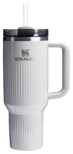 STANLEY Quencher H2.0 Tumbler with Handle and Straw 14 oz | Flowstate 3-Position Lid | Cup Holder Compatible for Travel | Insulated Stainless Steel Cup | BPA-Free | Azure