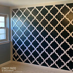 Ekena Millwork 15 3/8"W x 15 3/8"H x 3/8"T ミディアムマラケシュ装飾フレットワーク壁パネル 建築グレードPVC製