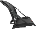 Pelican Ergo360 Swivel Boat Seat - Premium Fishing Seat - Adjustable Backrest - Bass Raider Compatible - Black