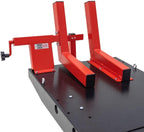 Black Widow BW-PROLIFT-HD Pneumatic ProLift Motorcycle Scissor Lift Table - 1,500 lb. Maximum Capacity and 31.25" Maximum Lift Height - Platform Measures 105" L x 24" W x 31.25" H