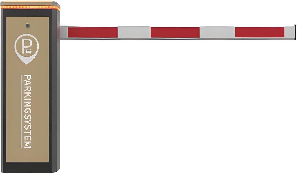 Automatic Gate Barrier High Intensity Usage, DC Brushless Technology, 100W, 16 feet Compact Telescopic Arm, Built in LED, Remote Control up to 100 feet, Easy Installation, US Version