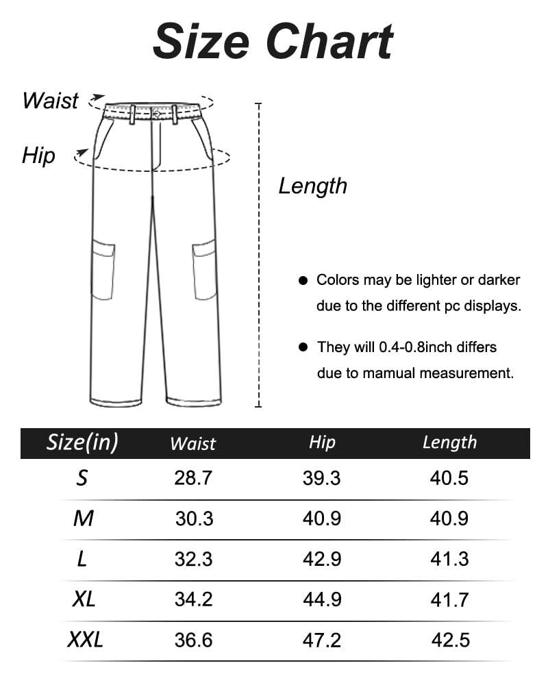 LaurelTree Camo Cargo-Hose Gerade Weites Bein Hose Jeans Jogginghose Sweatpants mit Taschen Stretch-Stoff Frau Mann Camo 03 M