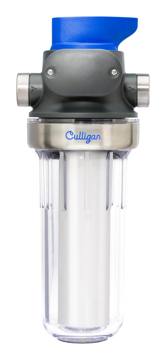 Culligan WH-HD200-C Whole House Water Filter System 1” Inlet/Outlet – Improve Tap Water Taste, Remove Sediment, Protect Appliances