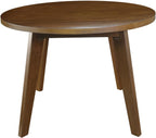 American Trails Genuine 100% Hardwood Round Coffee Table - Hand-Wiped Walnut