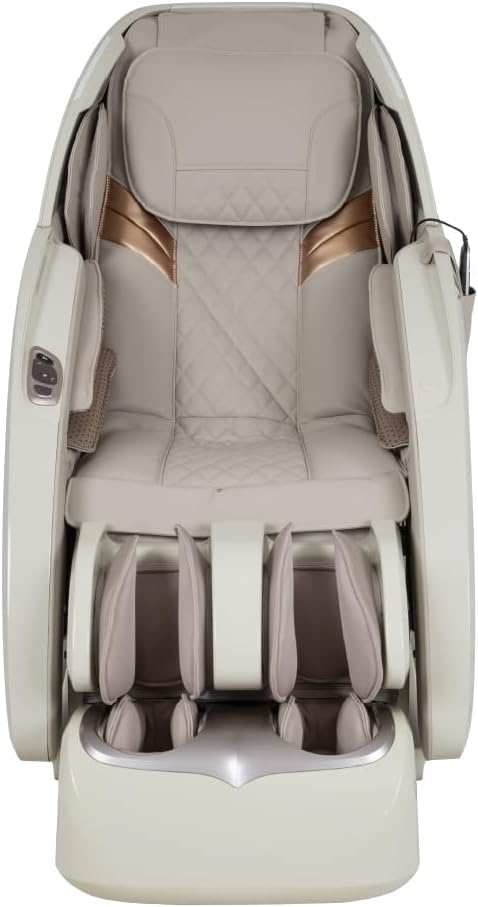 Osaki OS-Pro 3D Tecno l Taupe | Full Body Massage Chair | 3D SL-Track Full Body Massage Chair | Zero Gravity | Lumbar Heating |Auto Body Scan | Bluetooth Speaker