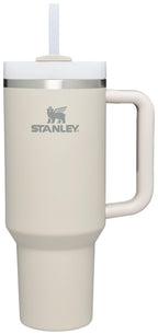 STANLEY Quencher H2.0 Tumbler with Handle and Straw 14 oz | Flowstate 3-Position Lid | Cup Holder Compatible for Travel | Insulated Stainless Steel Cup | BPA-Free | Azure