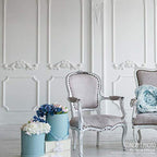 Ekena Millwork PNL20X24AS-02 20"W x 24"H x 1/2"P Ashford Molded Scalloped Wainscot Wall Panel