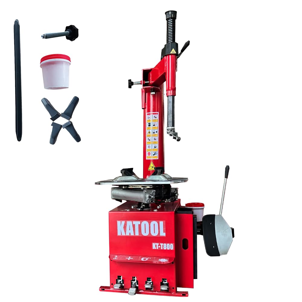 KATOOL 2.0HP Tire Changer Machine with Bead Blaster Rim Clamp 14"-24" KT-T830W Tire Changer Wheel Changers Machine (KT-T830W)