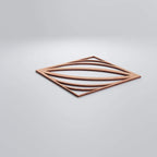 Ekena Millwork WALW16X16X0375OTSCH Otis 3/8"T Decorative Fretwork Wall Panels, 15 3/8"W X 15 3/8"H, Cherry