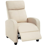 FDW Recliner Chair Reclining Sofa Leather Chair Home Theater Seating Lounge with Padded Seat Backrest