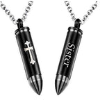 Celtic Cross Bullet Urn Necklaces for Ashes Cremation Jewelry Keepsake Memorial Pendant