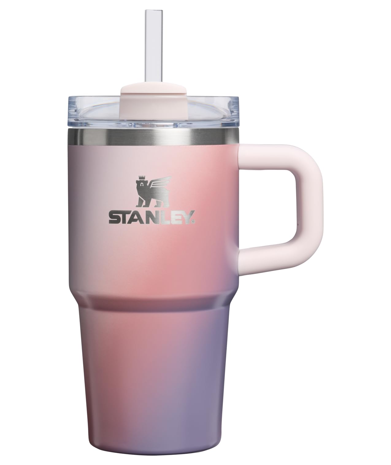STANLEY Quencher H2.0 Tumbler with Handle and Straw 14 oz | Flowstate 3-Position Lid | Cup Holder Compatible for Travel | Insulated Stainless Steel Cup | BPA-Free | Azure