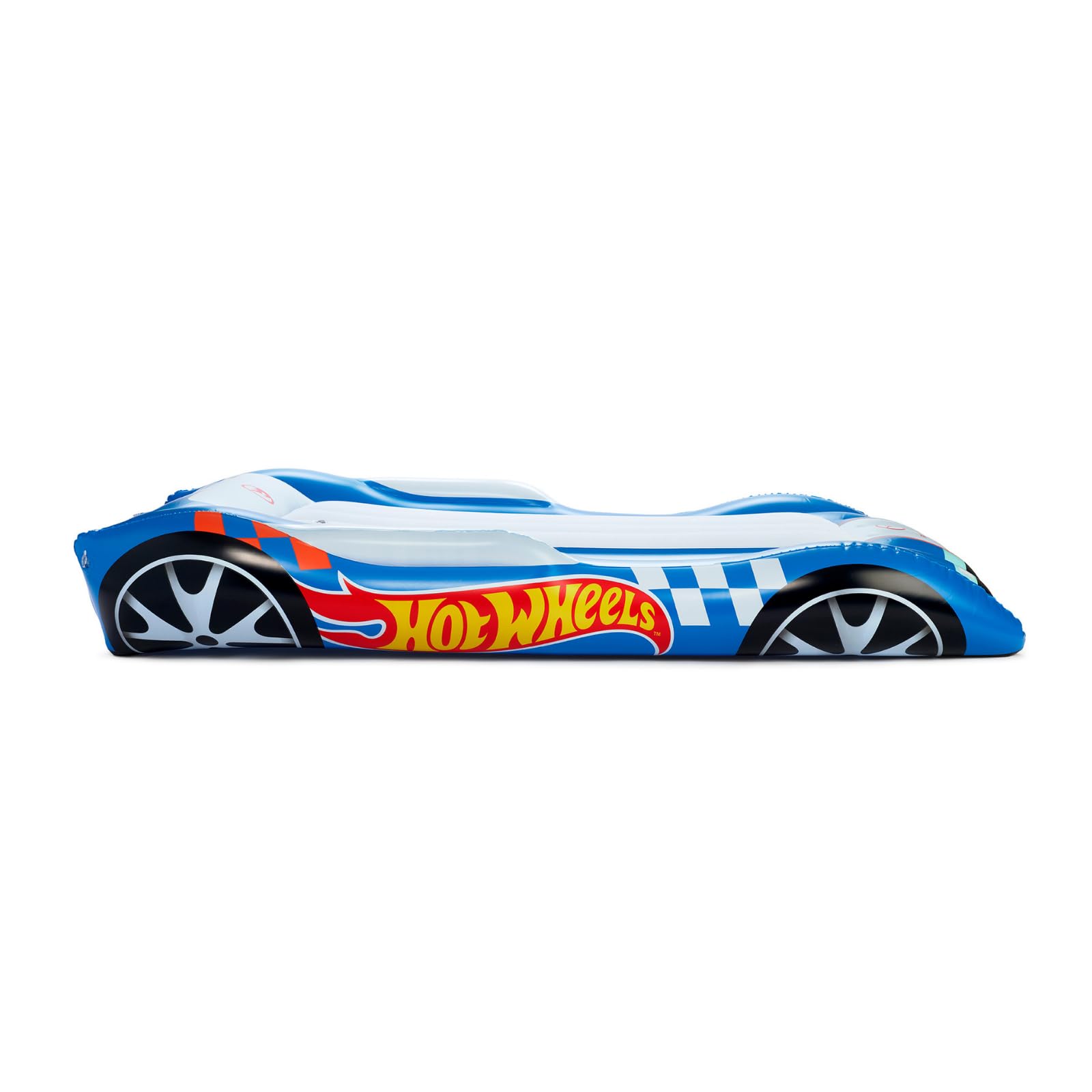 Hot Wheels & FUNBOY Kids Sleepover Bed & Air Mattress. Perfect for Sleepovers. Includes Carrying Storage Bag, Twin