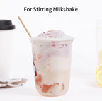 4 PCS 6.7 Inches Coffee/ Tea Spoons Long Handle, Gold, Ice Tea, Espresso Stainless Steel Long Spoons for Stirring