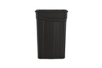 Suncast Commercial Slim 23 Gallon Polypropylene Recycling Bin with Universal Recycle Logo, Durable Waste Container for Tight Spaces, Blue, Made in the USA