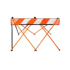 Flex-Safe Safety Barriers, Portable Expandable Barricade 5 ft Traffic Barricade Parking Barrier Folding Security Gate Scissor Gate Traffic Cones Alternative High Vis Yellow
