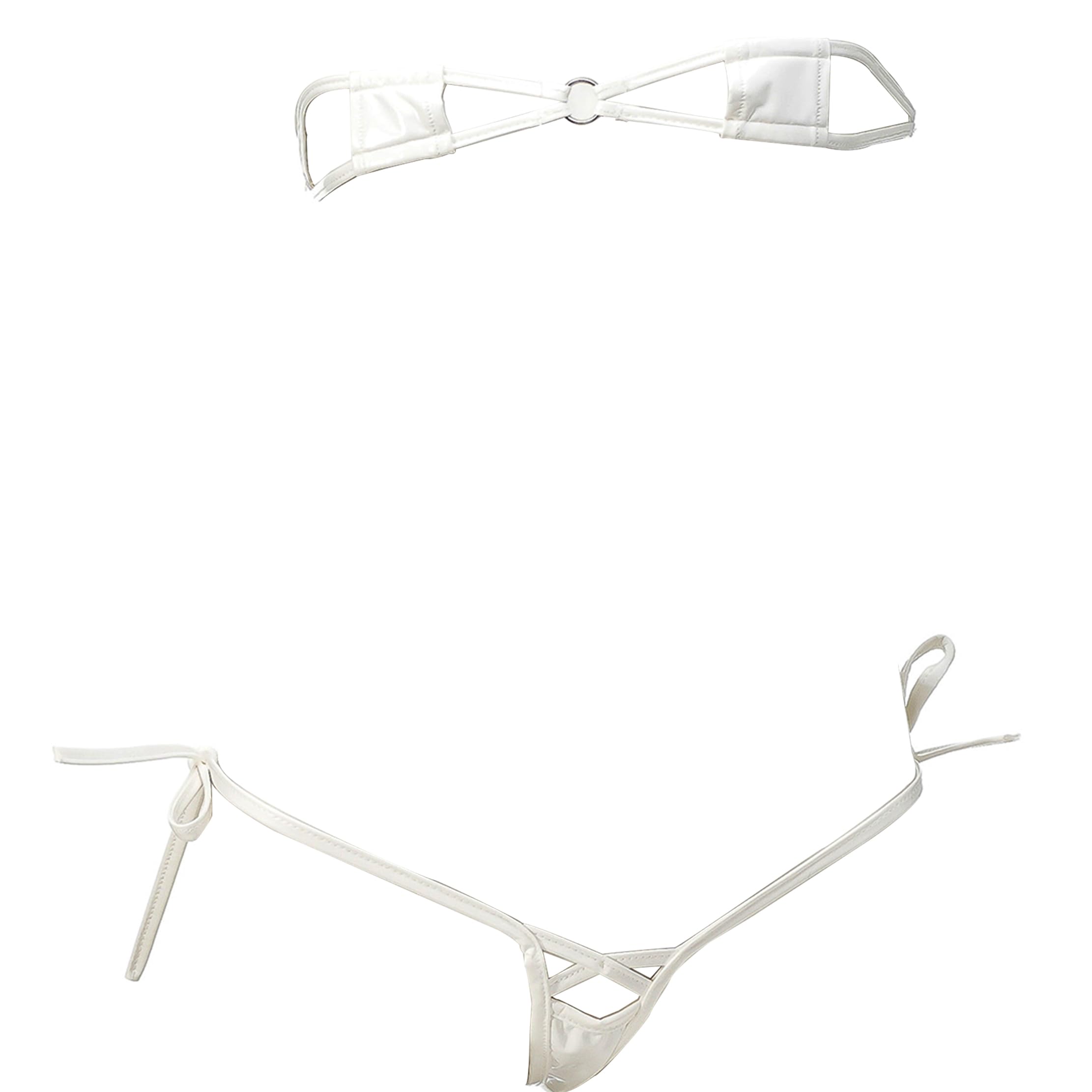 Micro bikini JasmyGirls extrême goth maillots de bain pour femmes lingerie succube maillot de bain transparent string mini tanga maillot de bain minuscule