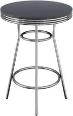 Winsome Wood Summit Dining, Black, Pub Table