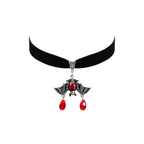 Gothic Black Velvet Choker Necklace for Women,Cameo Choker Collar Necklace Vintage Goth Jewelry