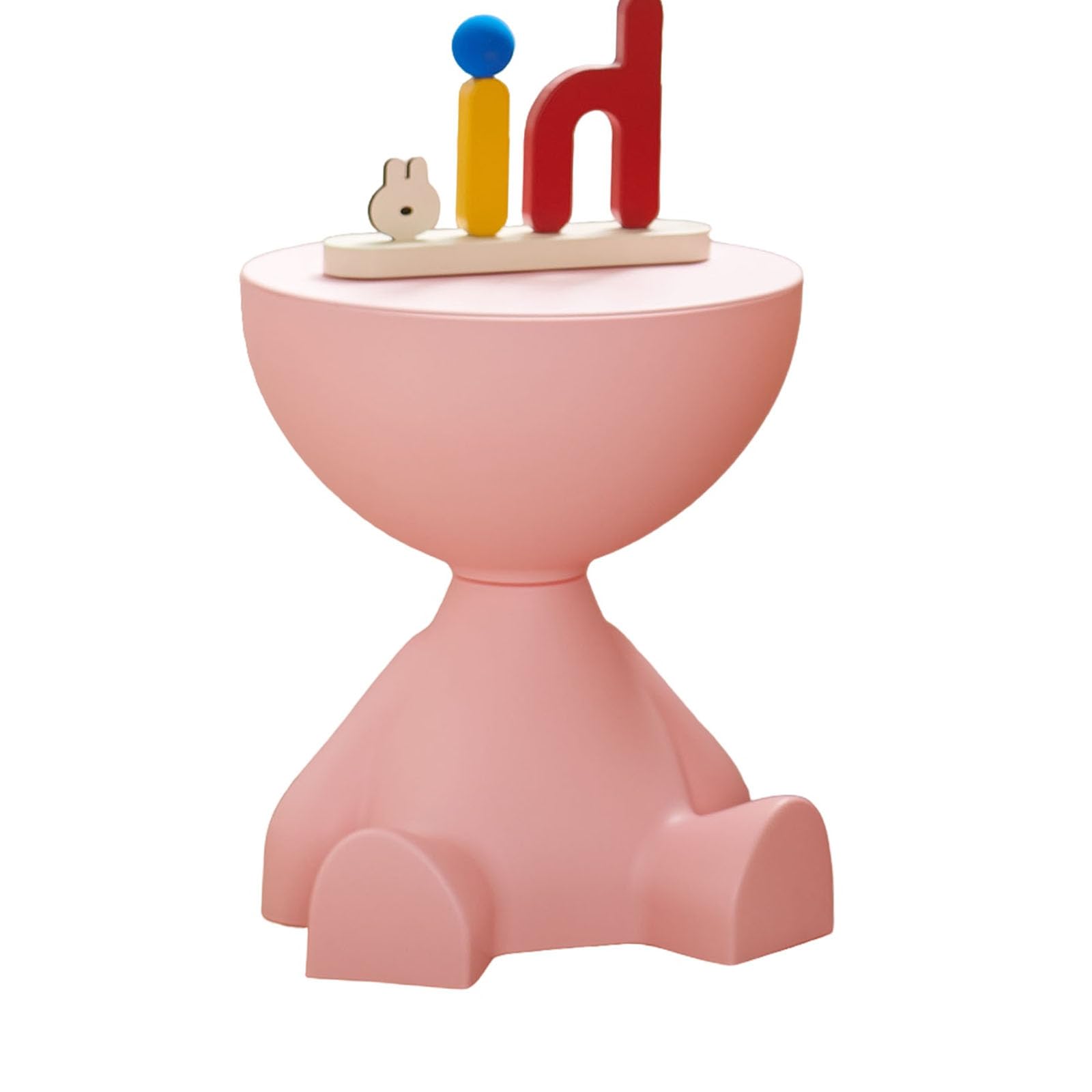 Side Table, Circle Coffee Table, Nightstand, Small End Table Accent Living Room Bedroom Balcony Office, Bedside Home Decor for Living Room, Bedroom, Small Spaces, Easy Assembly (Green)